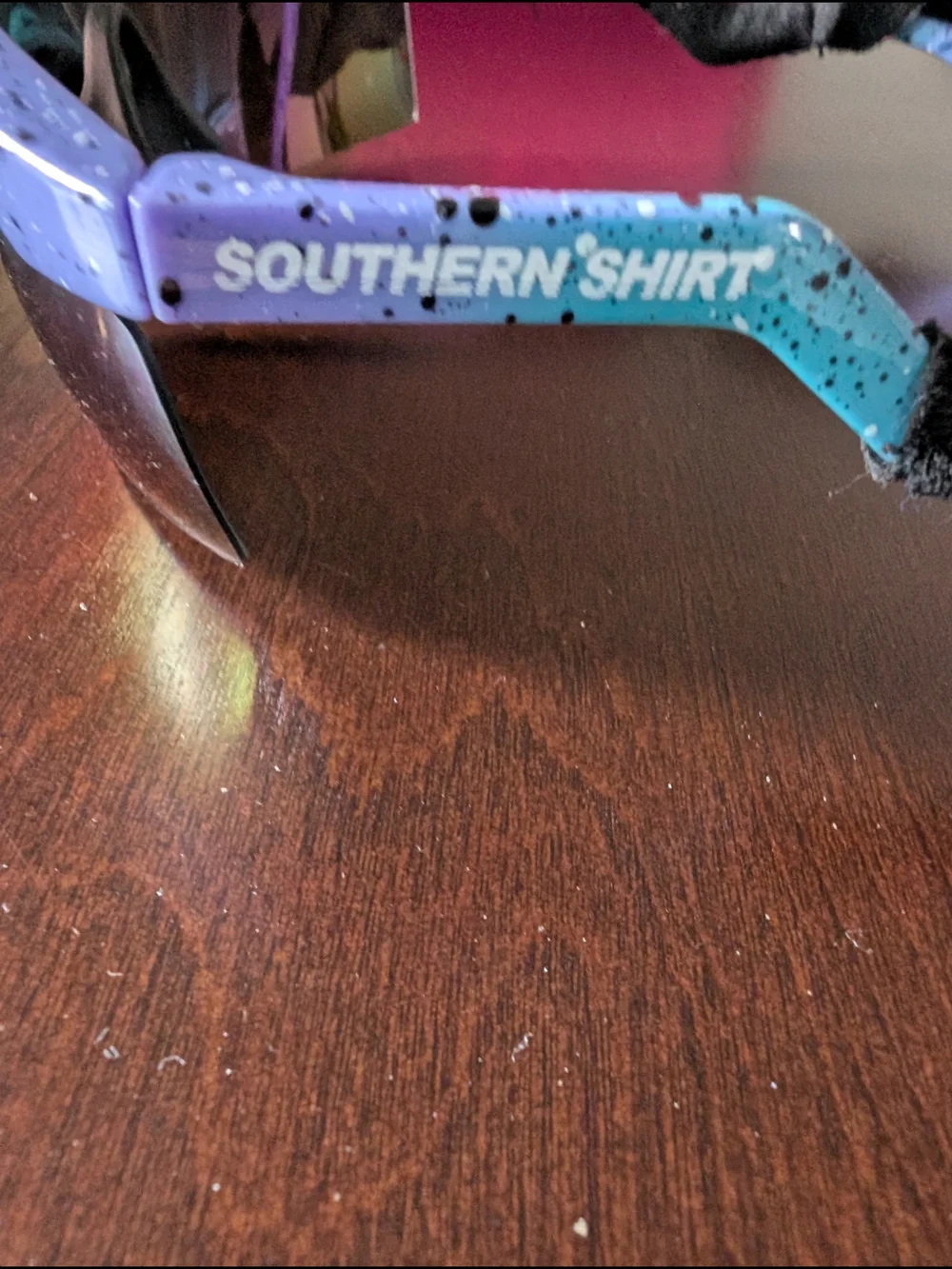 New! Southern Shirt Youth Sport Sunglasses - Blue/Purple Splash